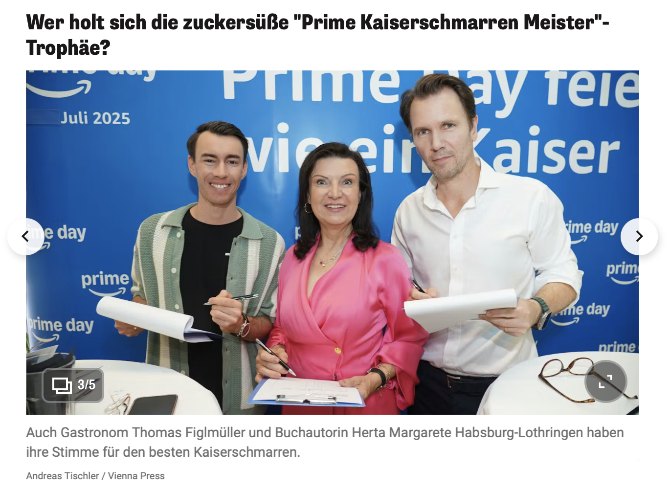 Promi-Naschkatzen prämierten den besten Kaiserschmarren 17.06.2025